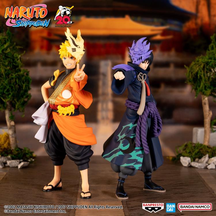 NARUTO SHIPPUDEN UCHIHA SASUKE FIGURE(ANIMATION 20TH ANNIVERSARY COSTUME)