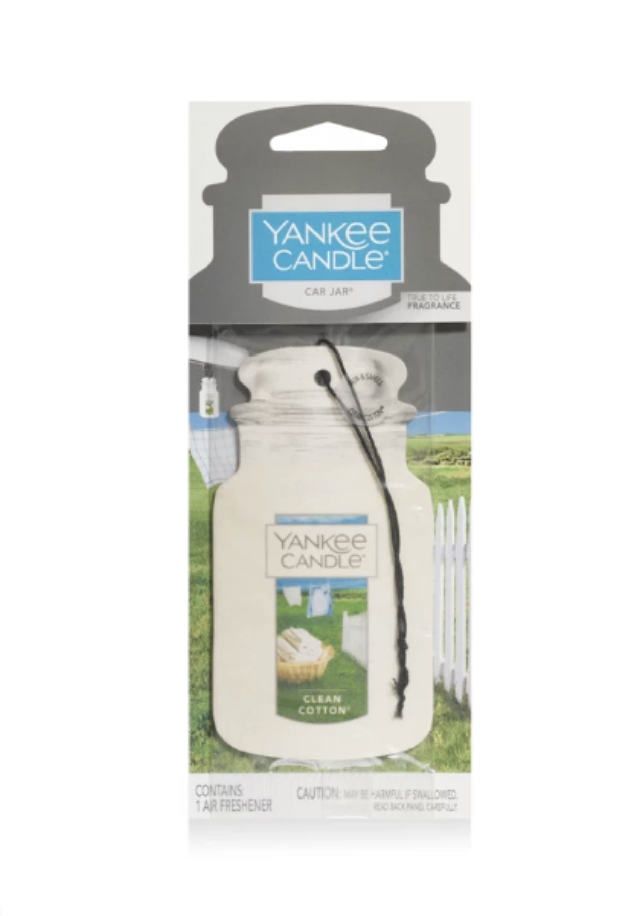 Yankee Candle car jar singles กลิ่น Clean Cotton