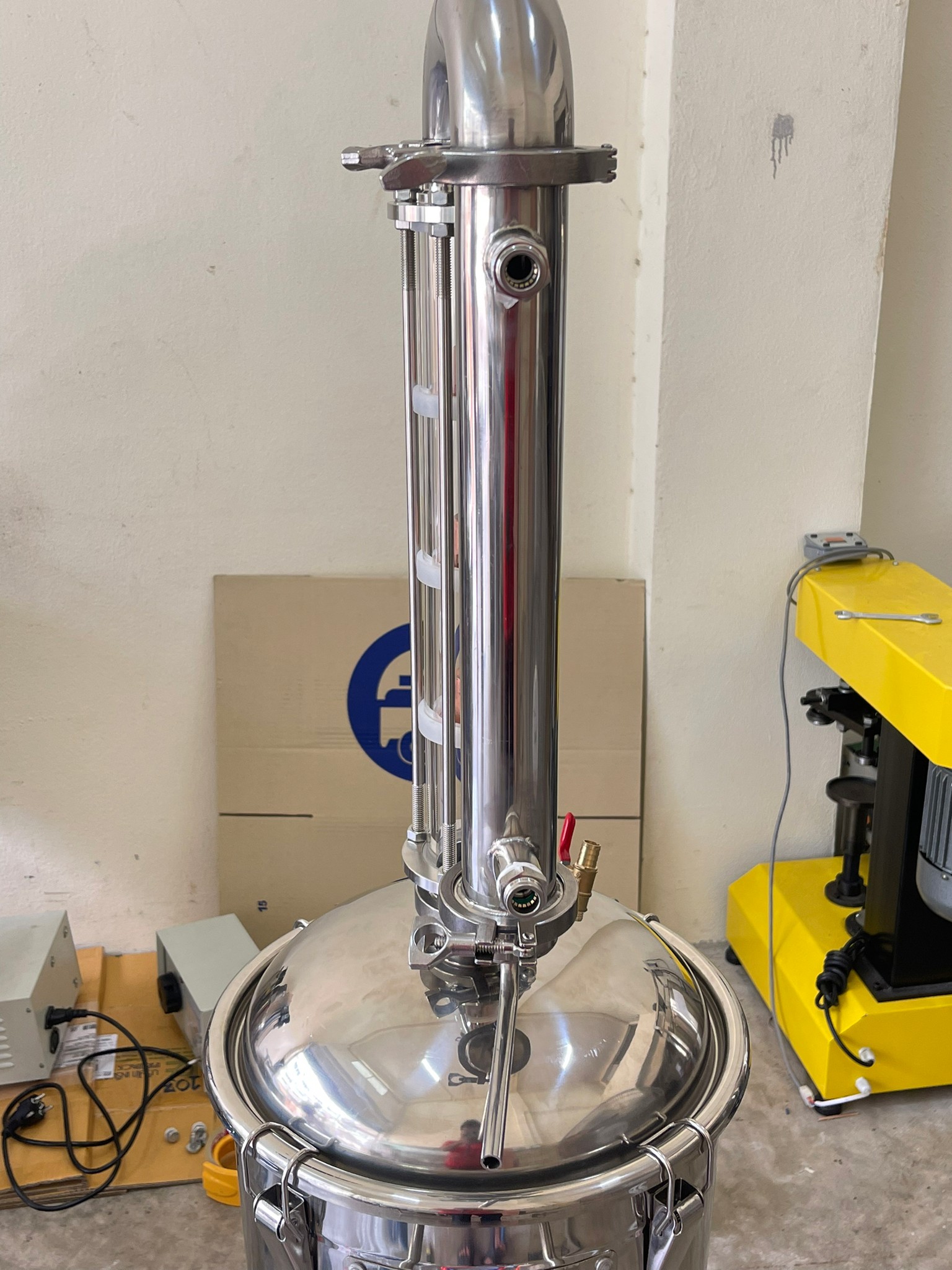 Yantai-09 เครื่องกลั่นน้ำมันหอมระเหย กลั่นสุรา กลั่นแอลกอฮอล์