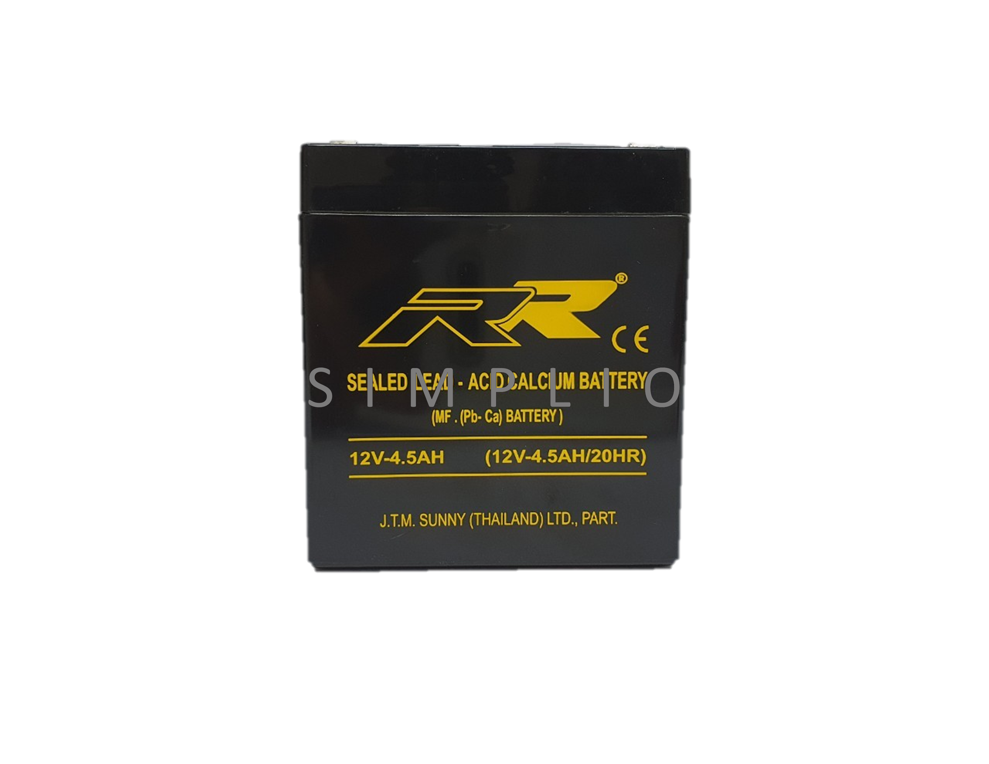 RR Battery 12V4.5 AH แบตเตอรี่ VRLA (แบตแห้ง)