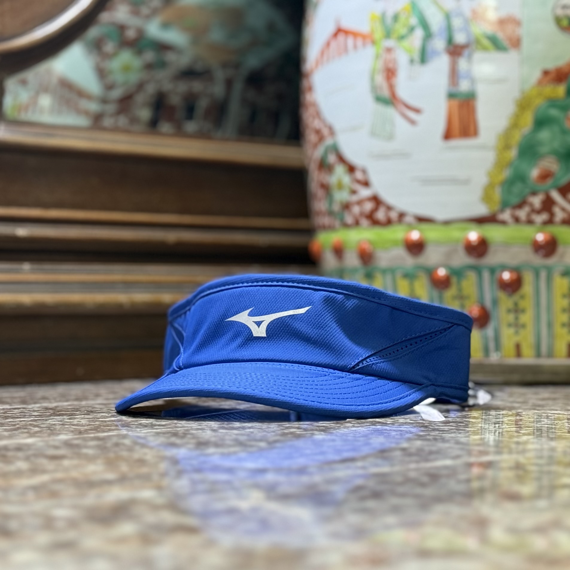 หมวกวิ่ง Mizuno DryLite Running Visor ‘Nebulas Blue‘