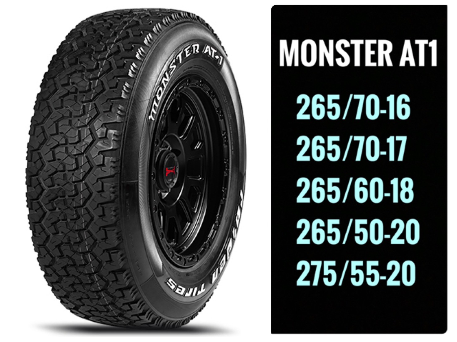 MONSTER AT1 265/50-20 ราคาถูกสุดที่ STEP9