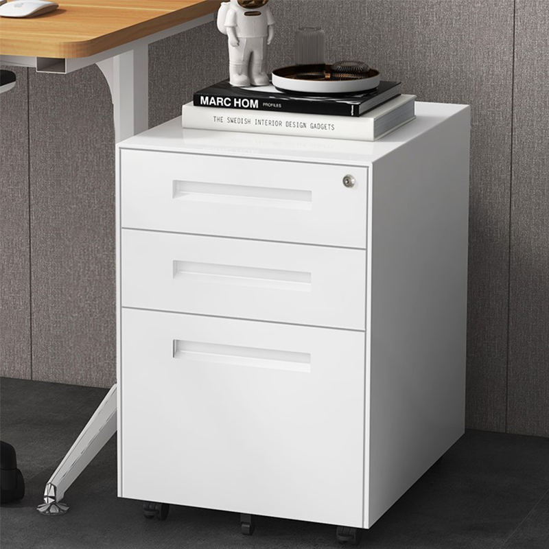 ตู้เก็บเอกสารเคลื่อนที่สำหรับออฟฟิศ พร้อมล็อคและลิ้นชัก! 📁🔒 BBA