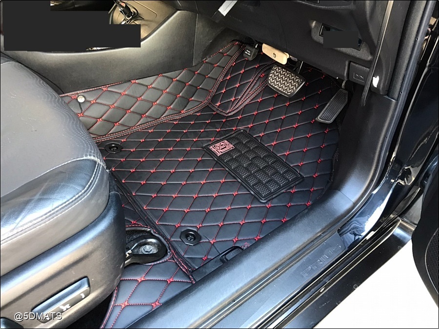 พรมปูพื้นรถยนต์ 6D TOYOTA PRIUS พรม6D QJ VIP หนาพิเศษ เต็มคัน ภายใน 3ชิ้น