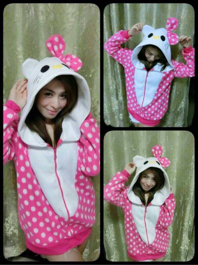 เสื้อกันหนาวฮู้ทการ์ตูน ไซร์ใหญ่