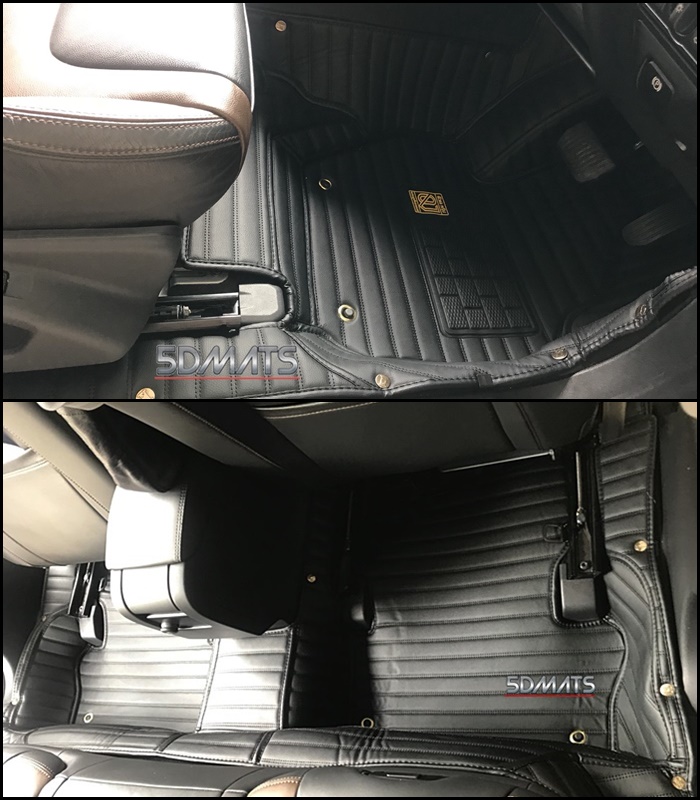 พรมปูพื้นรถยนต์5D CHEVROLET SONIC พรมหนังลายตรง เต็มคัน 3ชิ้น