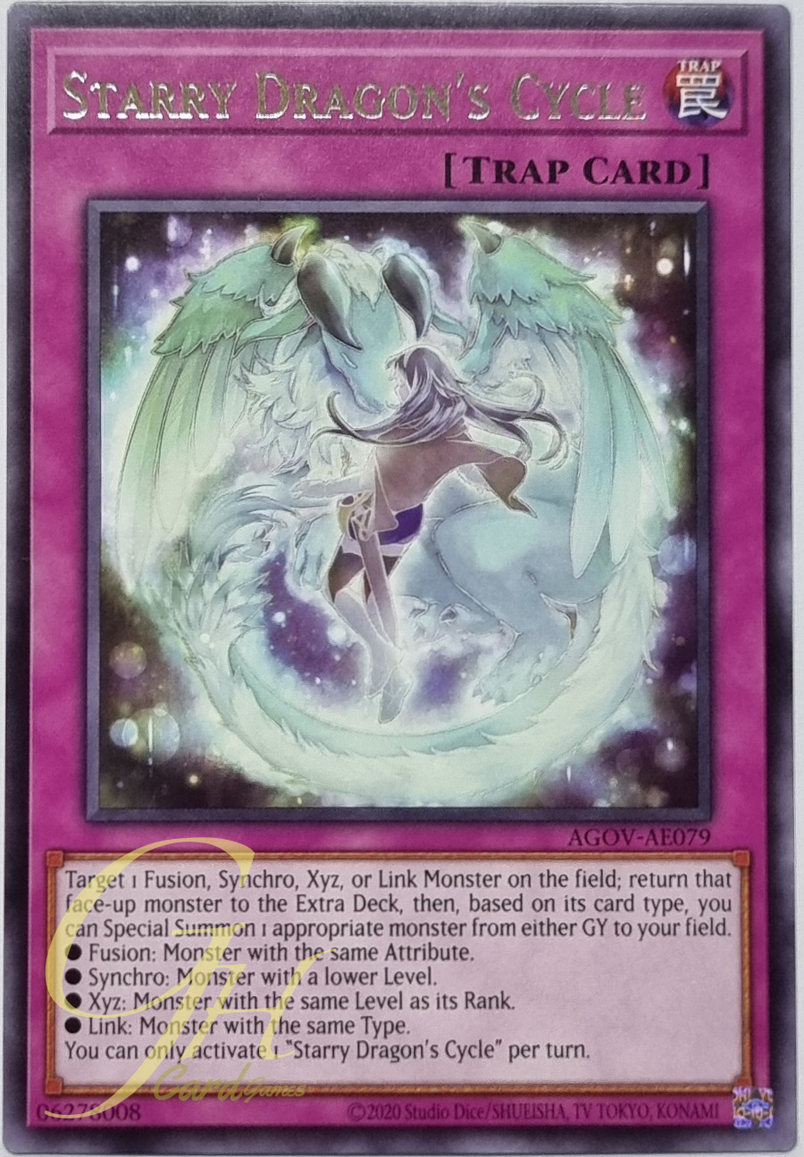Yugioh [AGOV-AE079] Starry Dragon's Cycle (Rare)