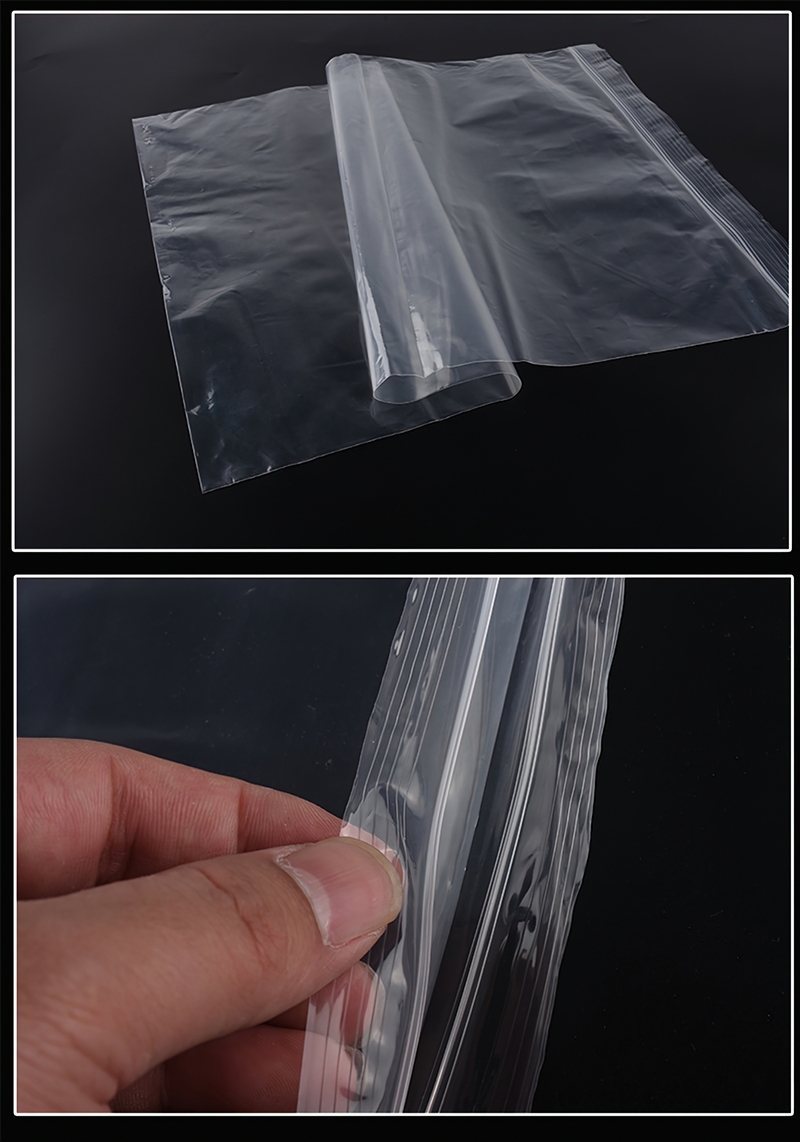 🛍️ ถุง PE ซิปล็อค ขอบหนา0.2mm🛍️