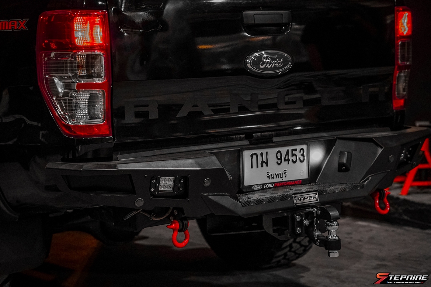 FORD RANGER จองคิวมาจากจันทบุรี ชุดแต่ง HAMER รอบคันที่ STEP9