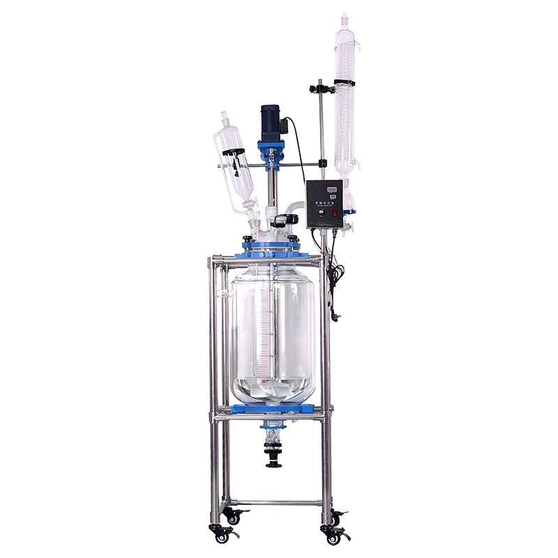 เครื่องปฏิกรณ์แก้วสองชั้น ขนาด 1L ถึง 100L Glass Reactors