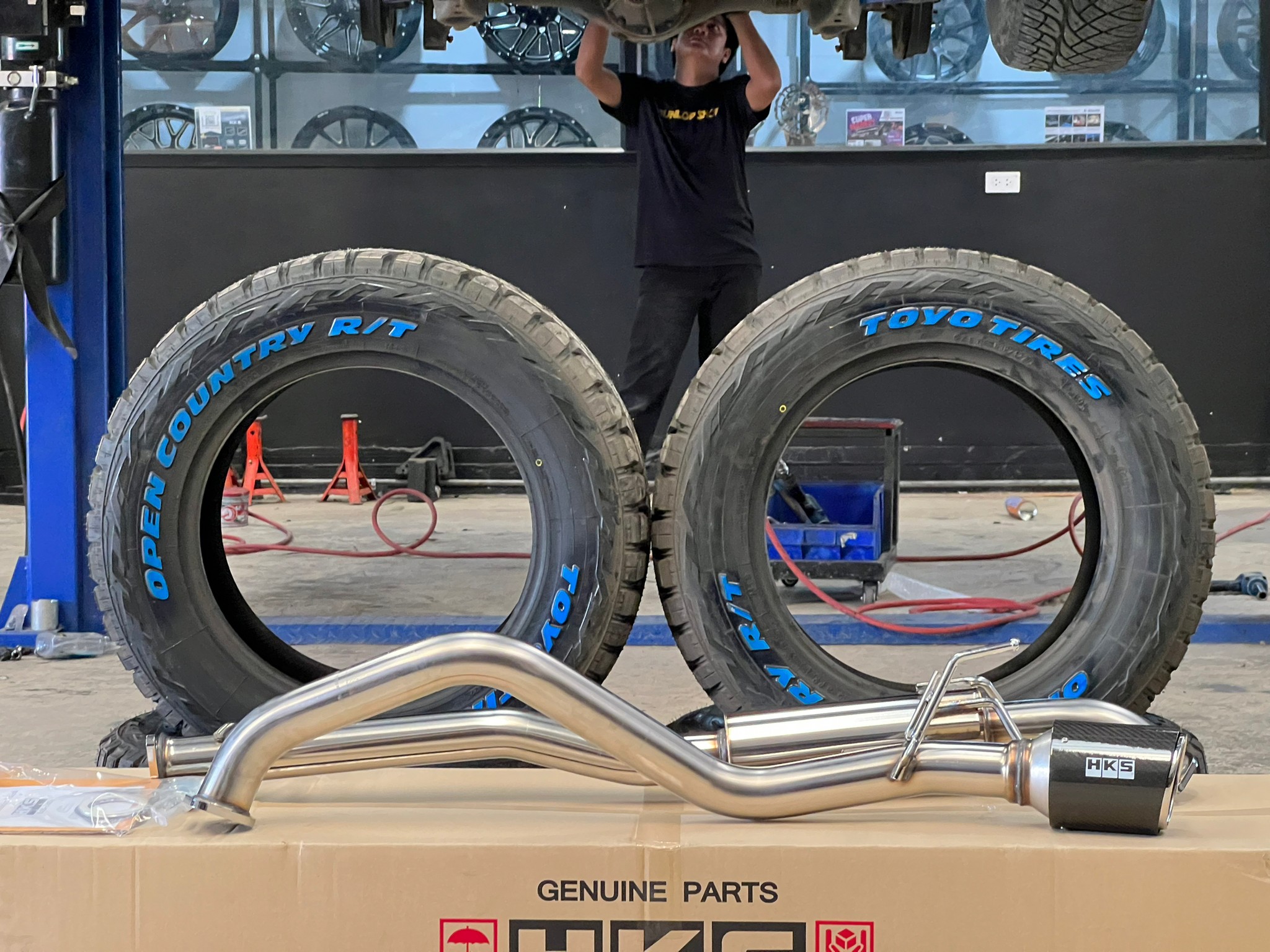 ท่อ HKS ใส่ fortuner ท่อไอเสียของแท้มารตฐานระดับโลก HKS