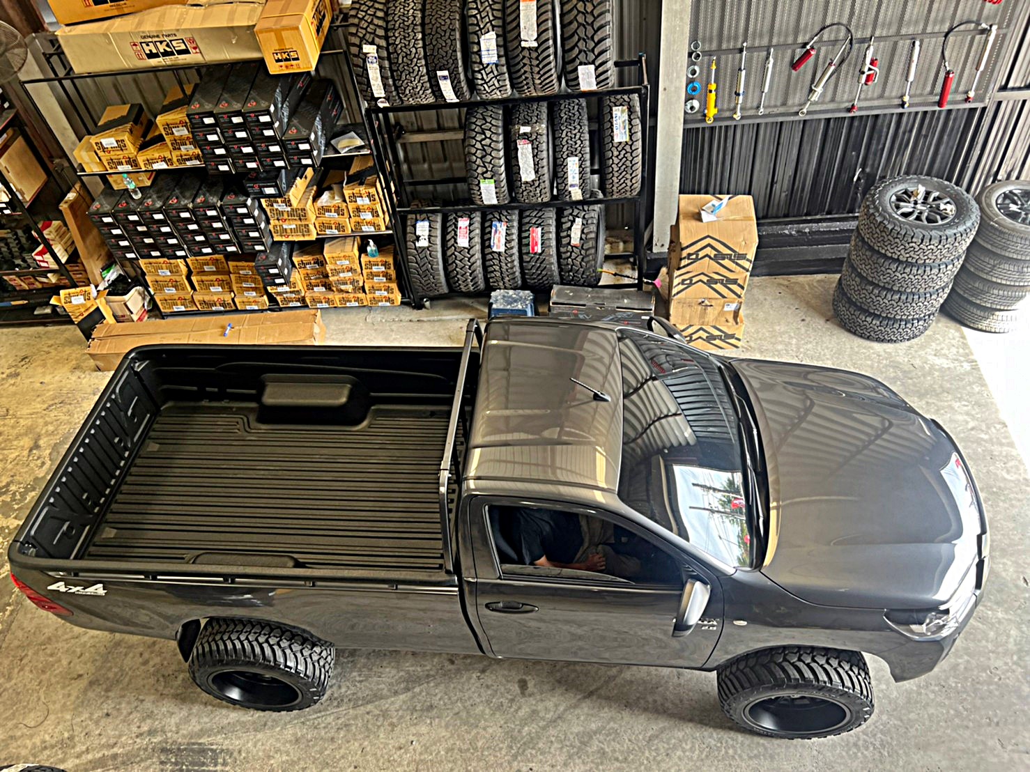 #TOYOTA_REVO_หัวเดียว จองคิวมาจากสุพรรณบุรี ทำทรงเมกาที่STEP9