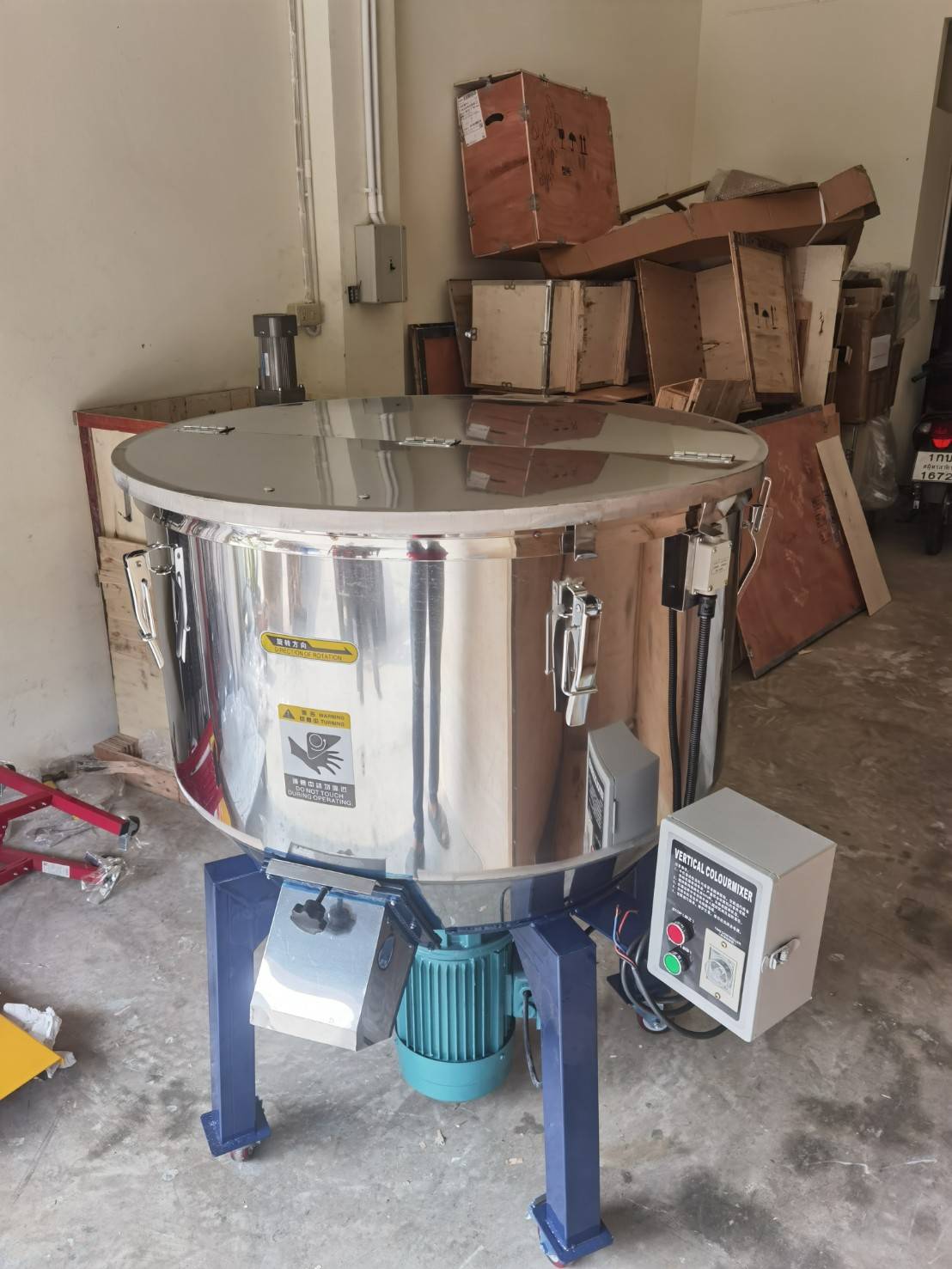 เครื่องผสมอเนกประสงค์ ผสมอาหาร ผสมยา ผสมเม็ดพลาสติก และอื่นๆ MM1 stainless steel mixer