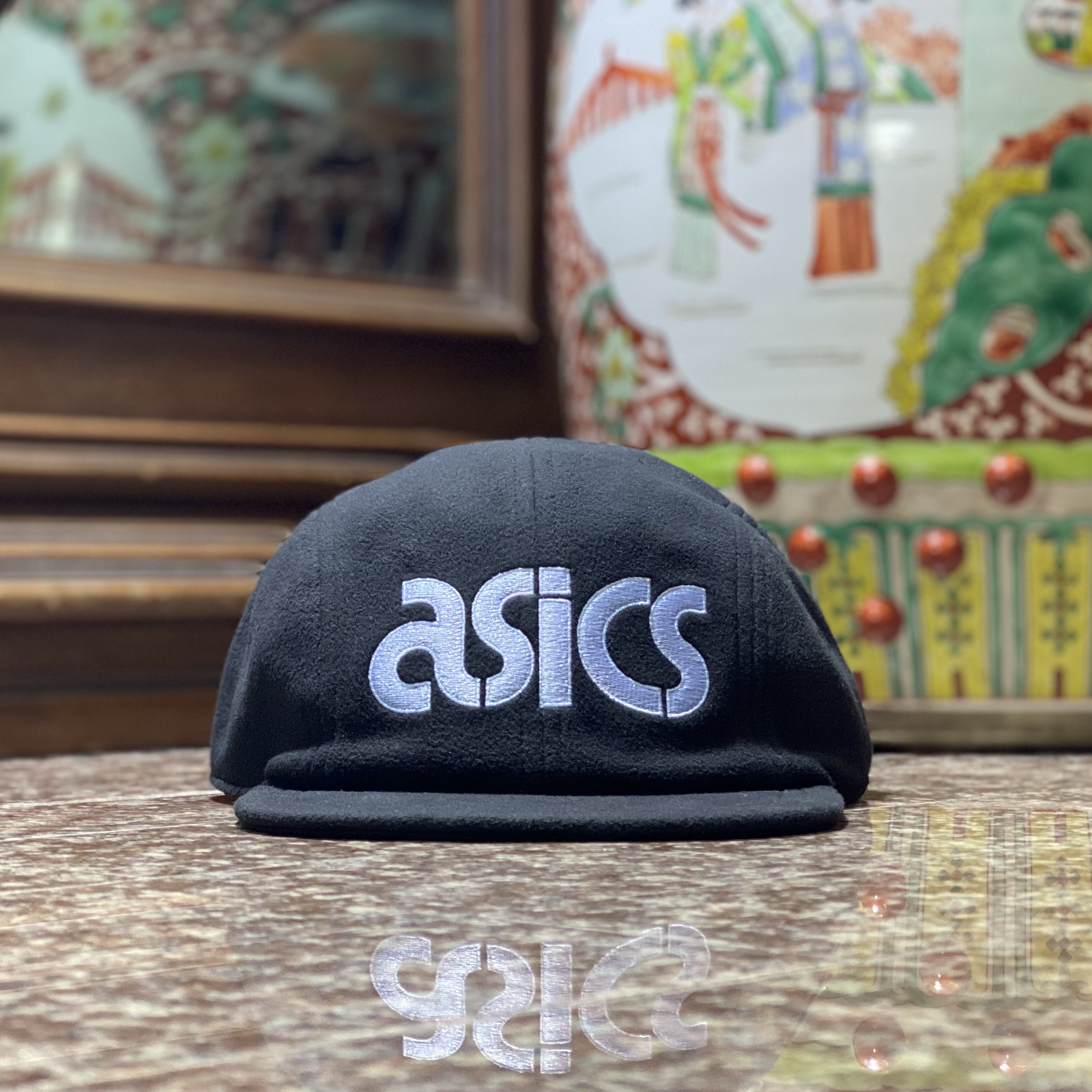 หมวก ASICS TIGER 4-Panel Fleece Cap ‘BLACK’