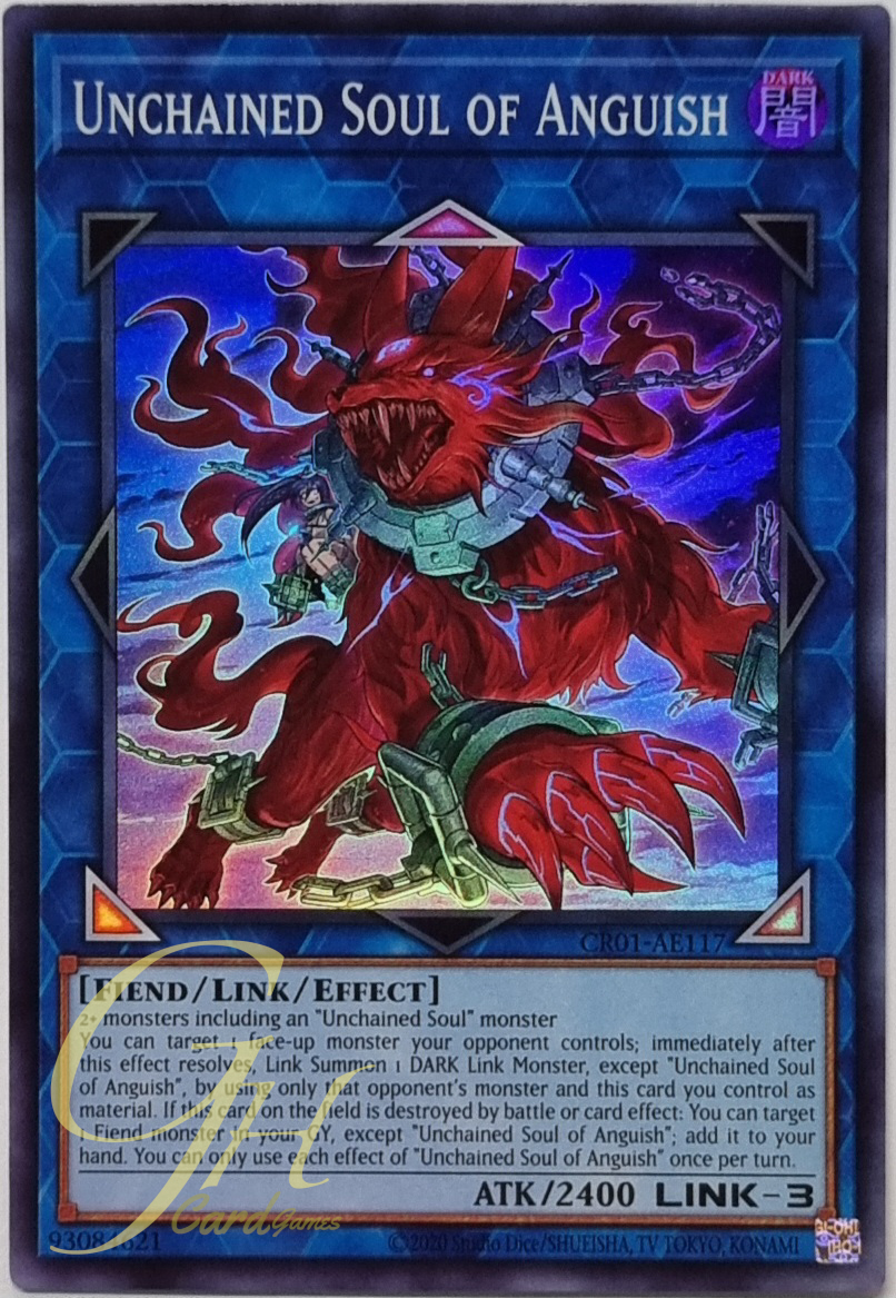 Yugioh [CR01-AE117] Unchained Soul of Anguish (Super Rare)
