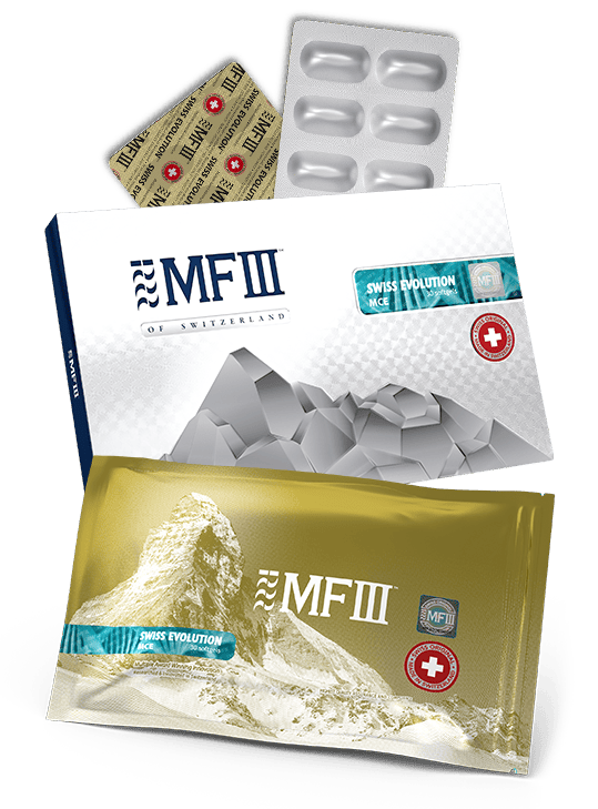 SWISS EVOLUTION MCE helps maintain tissue health, supports your musculoskeletal system, and promotes overall vitality, keeping you feeling youthful and energized.