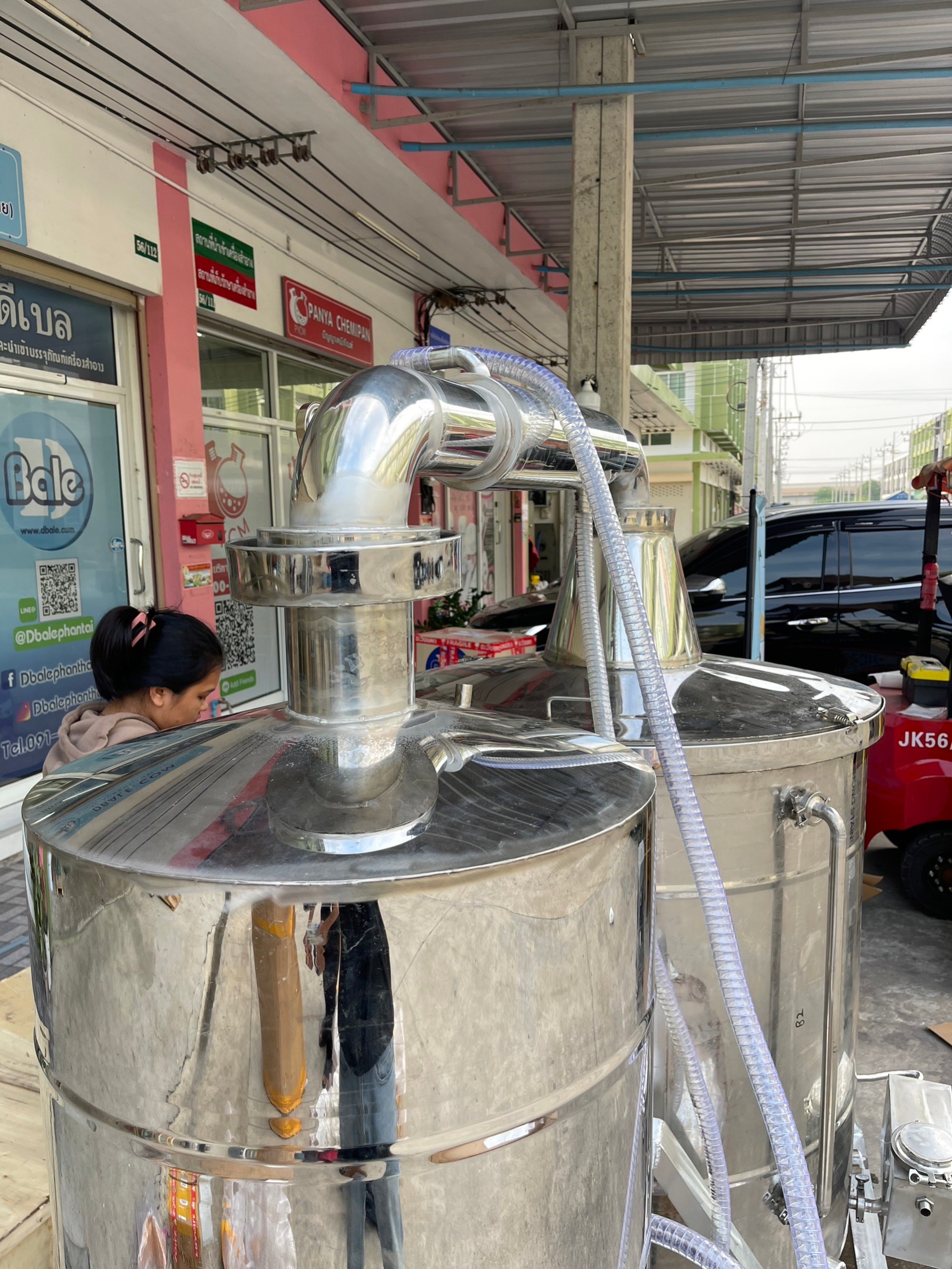 HNXS-01 หม้อกลั่นสแตนเลส 304 310/450/770/885 ลิตร