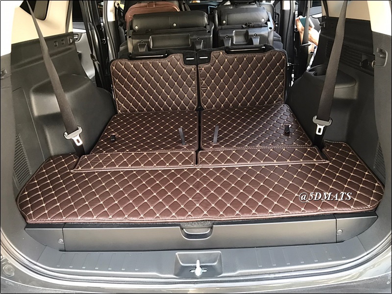 พรมปูพื้นรถยนต์6D PAJERO SPORT 2015-23 พรม6D QX สวยงาม เข้ารูป ปูเต็มคัน 9ชิ้น