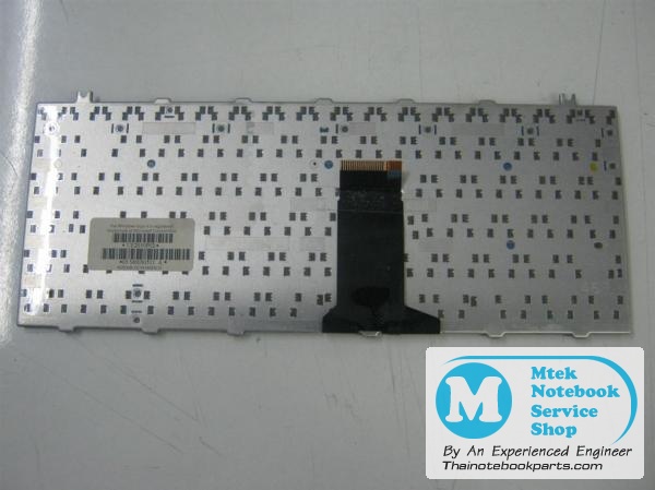 MT01679 คีย์บอร์ดโน๊ตบุ๊ค Toshiba Tecra 4200, Satellite 2675DVD - UE2010P02 Notebook Keyboard (สีดำ มือสอง แป้นพิมพ์ English-Thai สภาพ 90%) 2