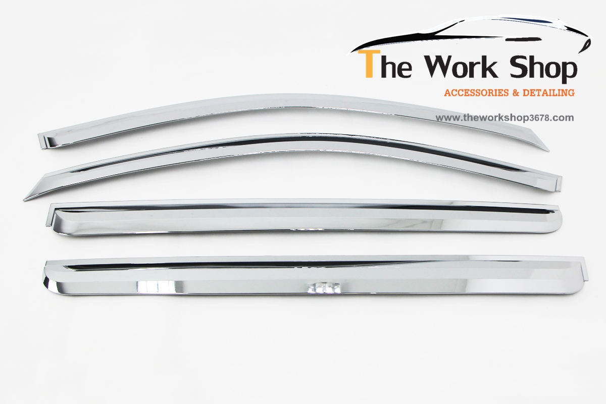 Chrome Door Visor for Carnival ( กันสาดแบบโครเมี่ยม )