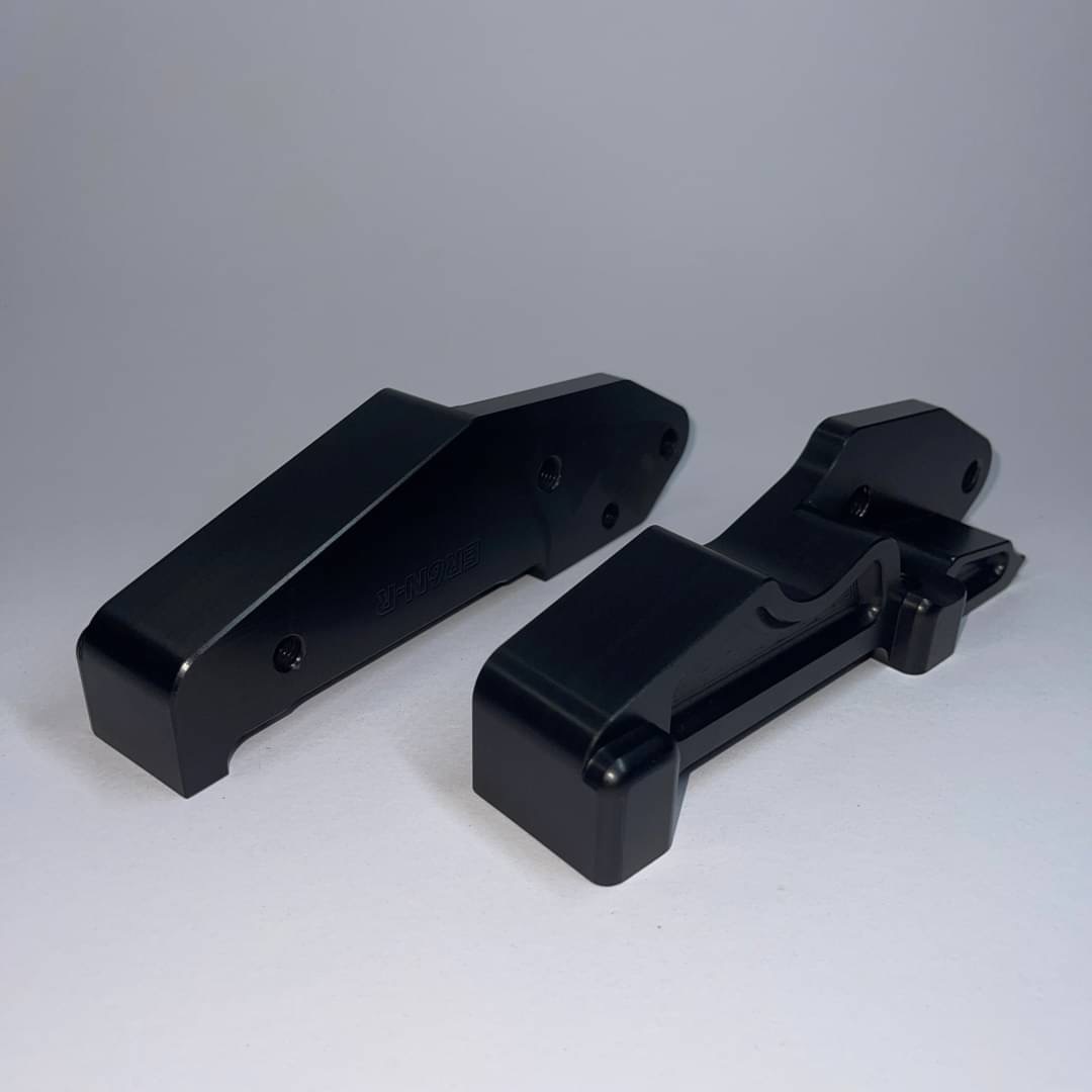 ขาจับปั๊มหน้า ER6N Ninja650 2012-16 Brembo M4 100mm M50 แบร์น Mothracing วัสดุ AL6061 T651(65) สีดำ