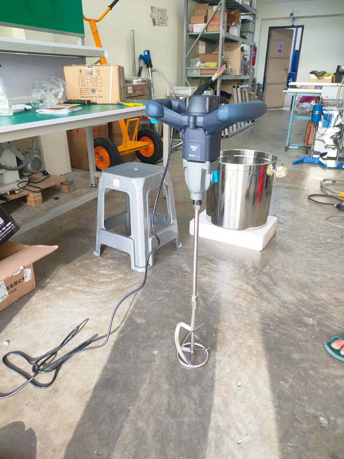 🌈(12442) เครื่องปั่นผสม แบบมือถือ mixer machine รุ่น R6201B Burley