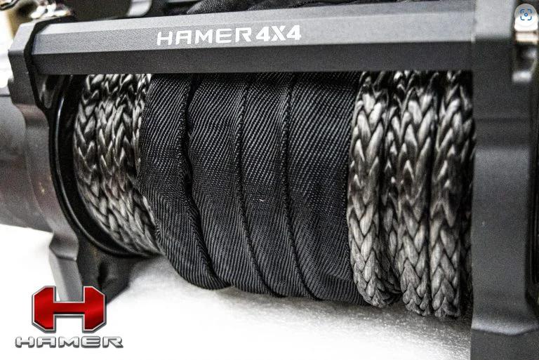 วินซ์ไฟฟ้า HAMER ROUGE WINCH 12000 LBS (SYNTHETIC ROPE)