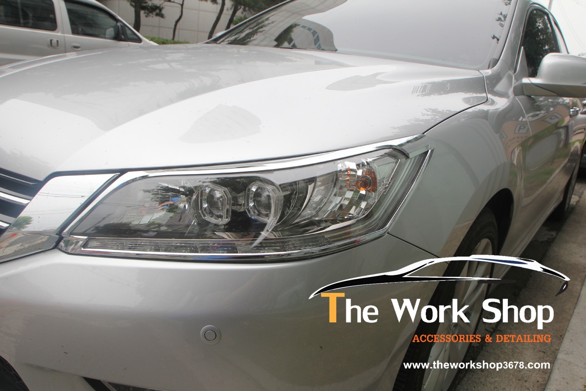 Chrome Head Lamp Cover for Accord All New - โครเมี่ยมแแต่งไฟคู่หน้า