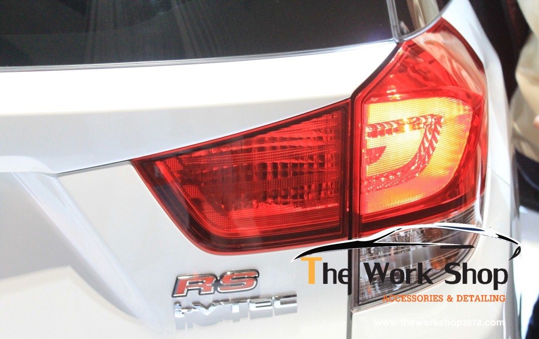 RS Emblem for Honda ( โลโก้ RS สีแดงแต่งหน้า - หลัง ทุกรุ่น )