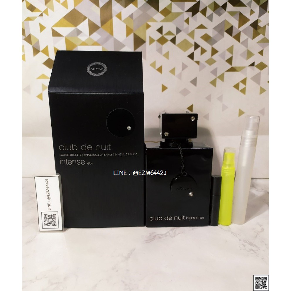 *ของแท้* น้ำหอมแบ่งขาย CLUB DE NUIT INTENSE MAN EAU DE TOILETTE SPRAY BY ARMAF 1 ML 2 ML 5 ML 10 ML