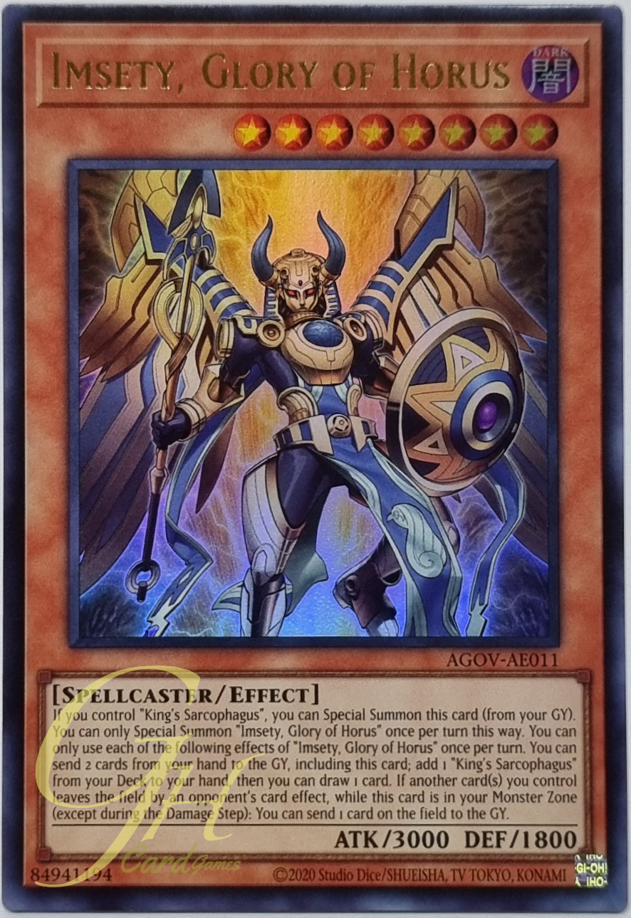 Yugioh [AGOV-AE011] Imsety, Glory of Horus (Ultra Rare)