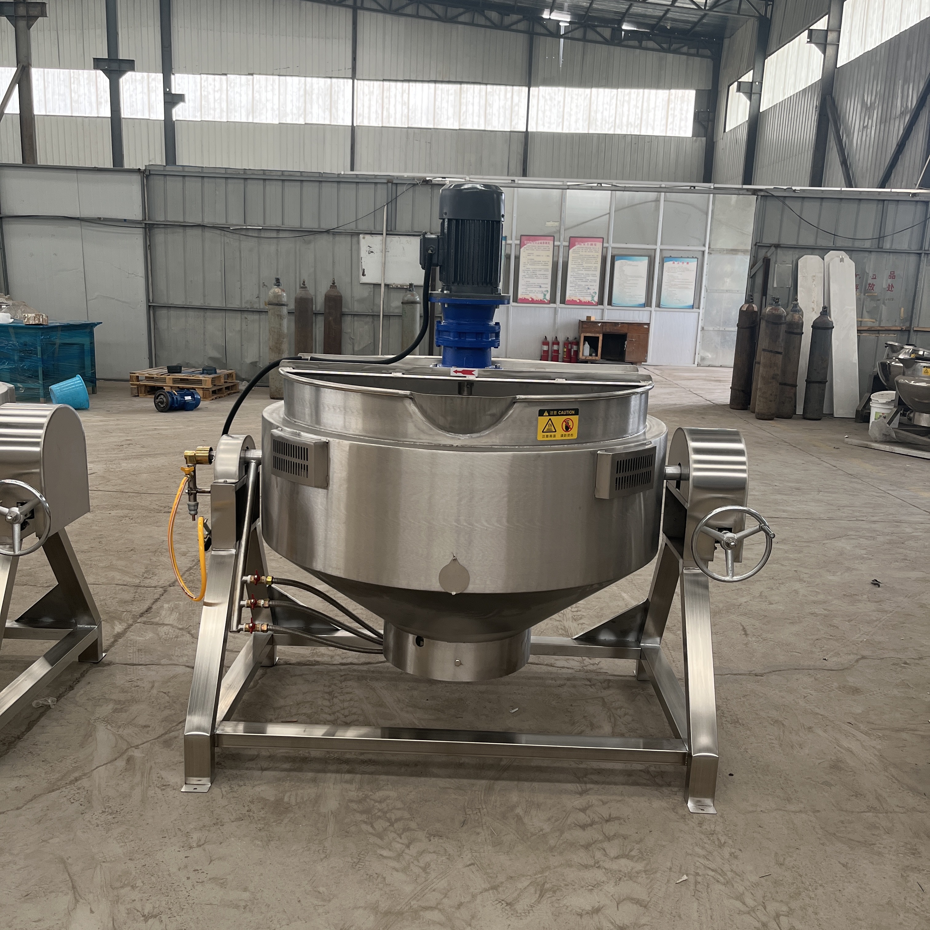 🌈หม้อกวน หม้อทำความร้อน กวนปรุงอาหารอัตโนมัติ รุ่น AS-400 Jacketed Kettle Cooking Mixer Series