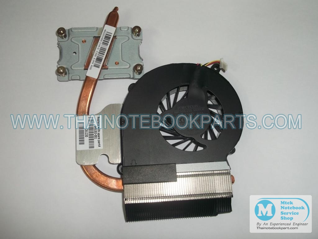 MT05897 พัดลมและฮีทซิงค์ระบายความร้อนโน้ตบุ๊ค Compaq CQ43 CQ431 CQ57 431 430 435 436 CPU Fan & Heatsink 646181-001(สินค้าใหม่) 1