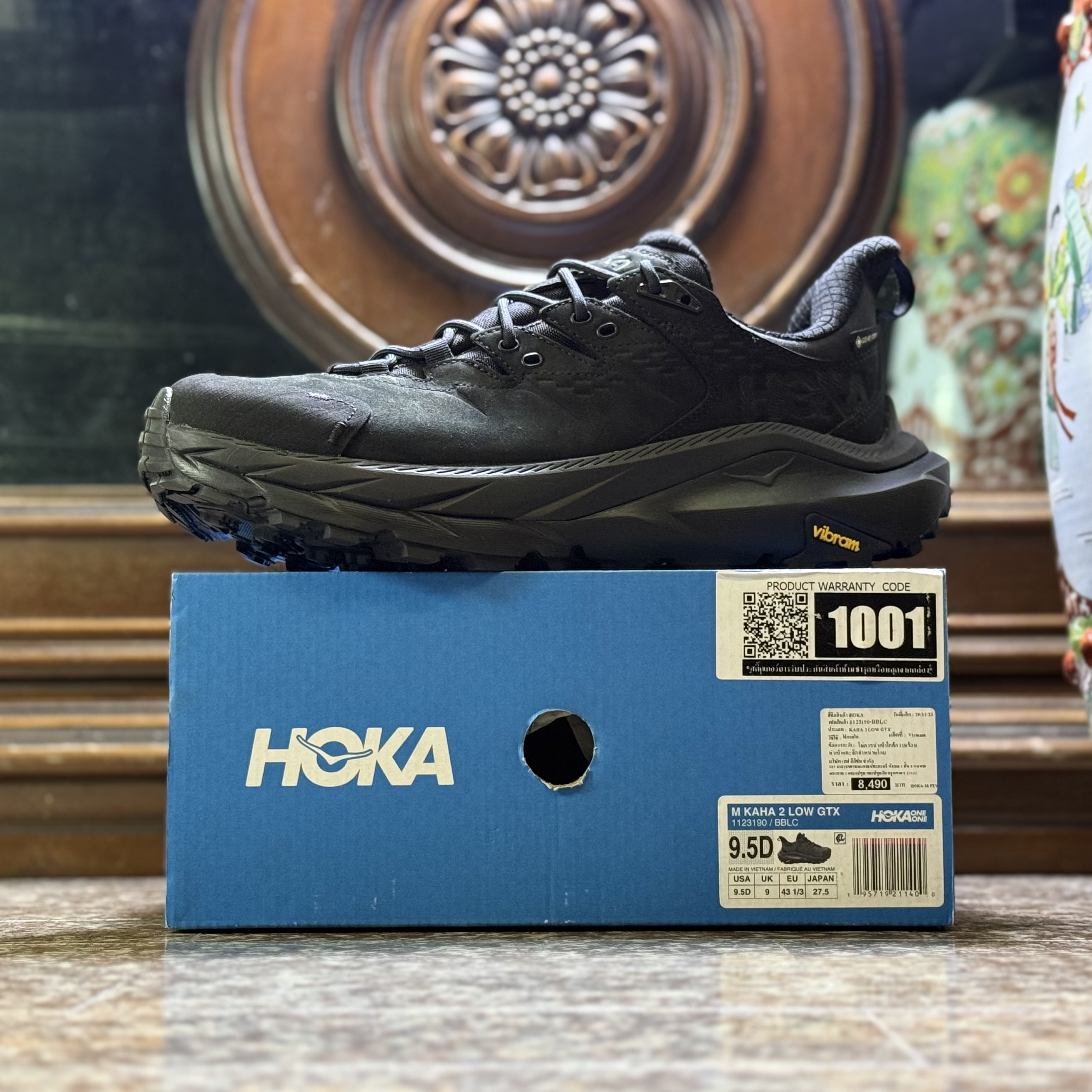 รองเท้าเดินป่า HOKA KAHA 2 Low GTX ‘AllBlack’ (M8.5/9/9.5/10US)