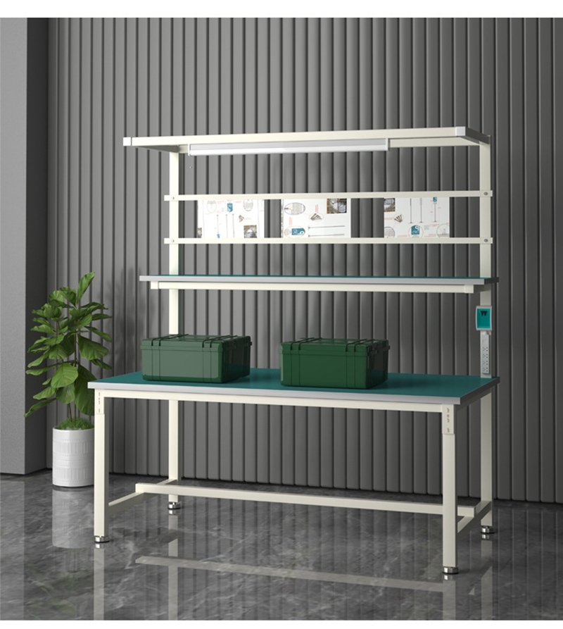 โต๊ะทำงานกันไฟฟ้าสถิต สำหรับโรงงานอิเล็กทรอนิกส์ โต๊ะปฏิบัติงาน รุ่น LYF