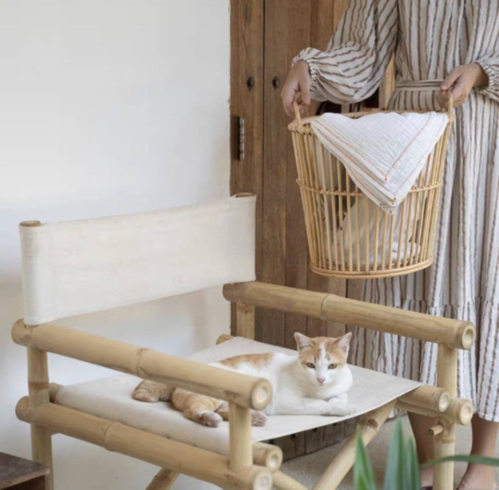 ตะกร้าหวาย ตะกร้าแชร์บอล ตะกร้าเก็บของ ตะกร้าใส่ผ้า ตะกร้าใส่บอล กระถางต้นไม้ 🏀