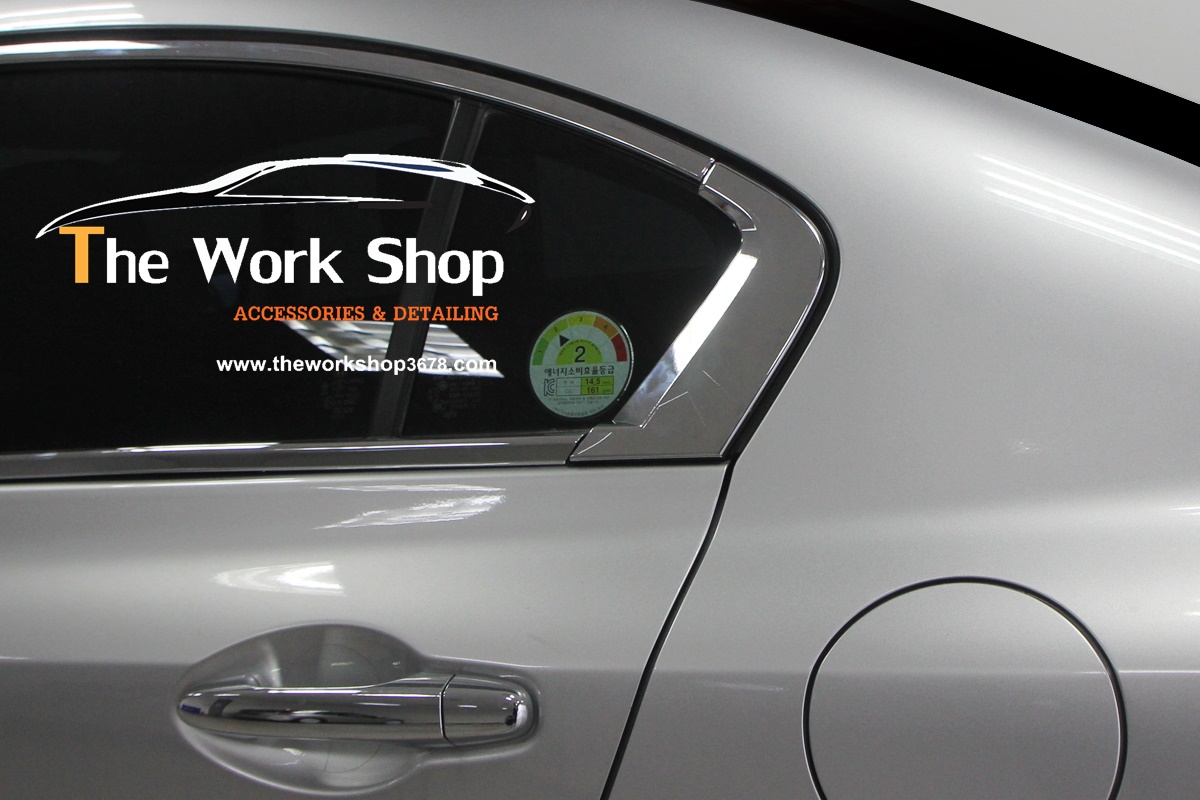 C Pillar Molding for Civic All New - ชุดโครเมี่ยมแต่งขอบกระจกหลัง