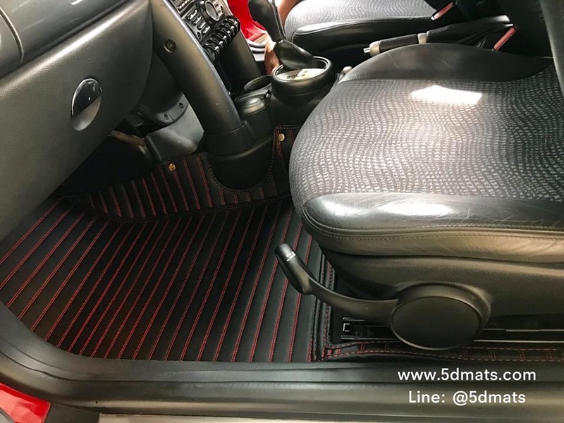 พรมปูพื้นรถยนต์ 5D MINI COOPER R50 /R53 13มิล รวมชุดแผ่นท้าย +ปิดเบาะ6ชิ้น(เเจ้งสีในเเชทได้นะคะ)