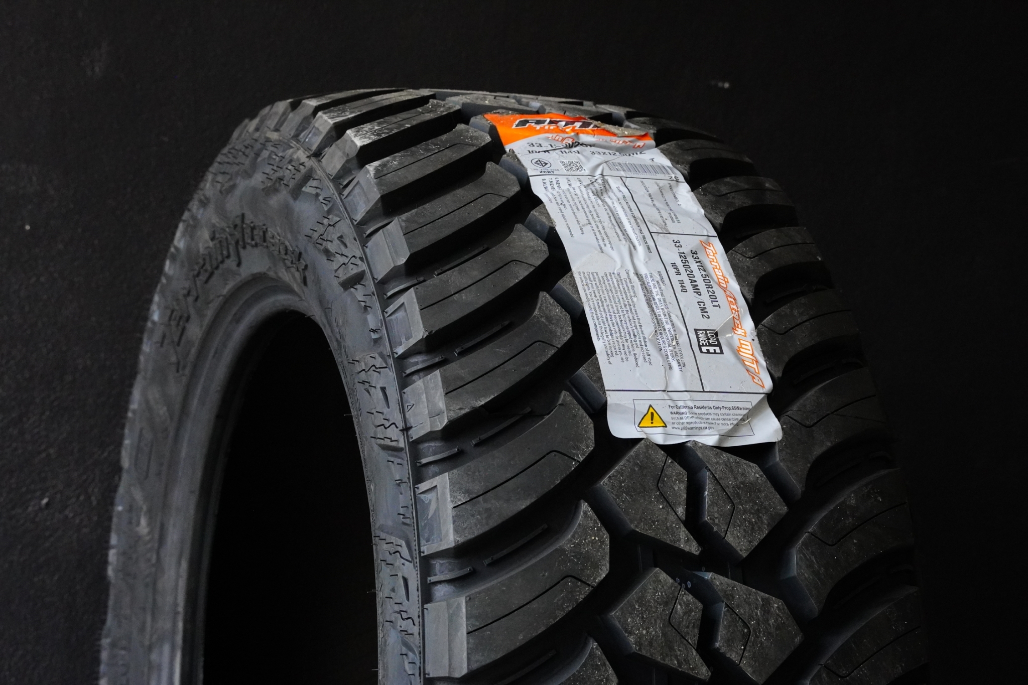 ยางใหม่ AMP MTA 33X12.5-20 ราคาถูกต้อง STEP9 เท่านั้น