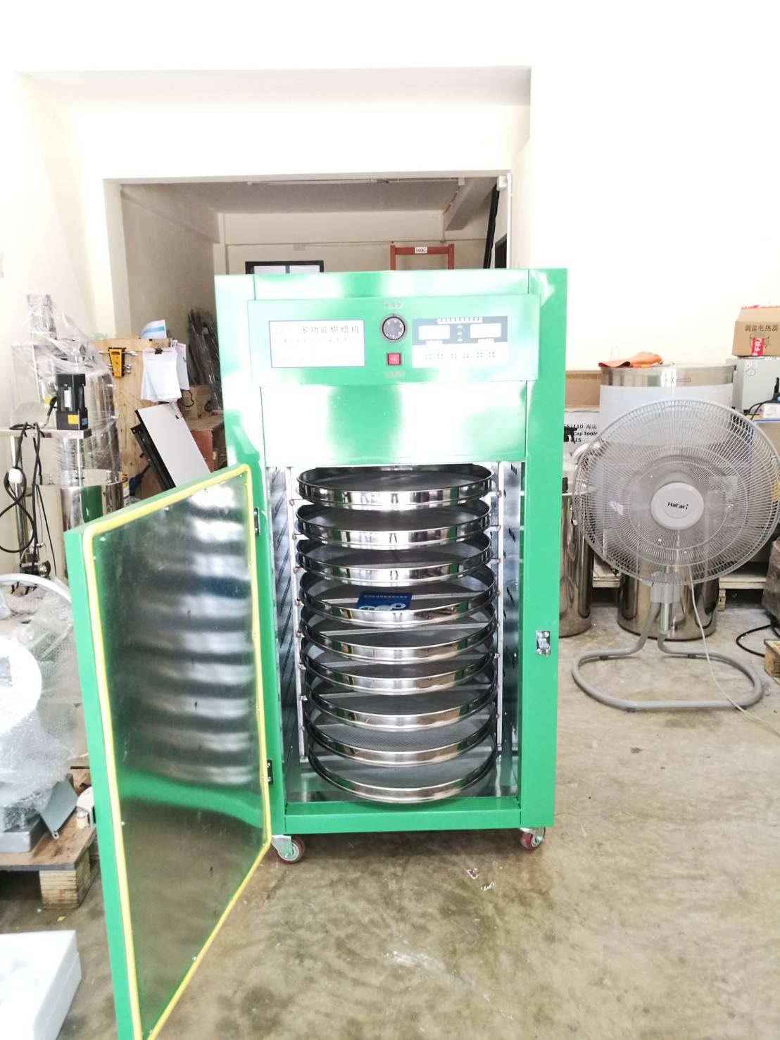 🌈 XMCZ เครื่องอบแห้ง เครื่องอบความร้อน ตู้อบแห้ง แบบถาดหมุน