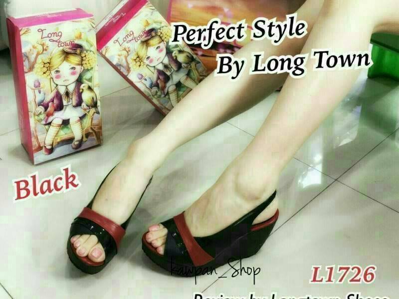 รองเท้า ส้นเตารีดรัดส้นยางยืดนิ่ม