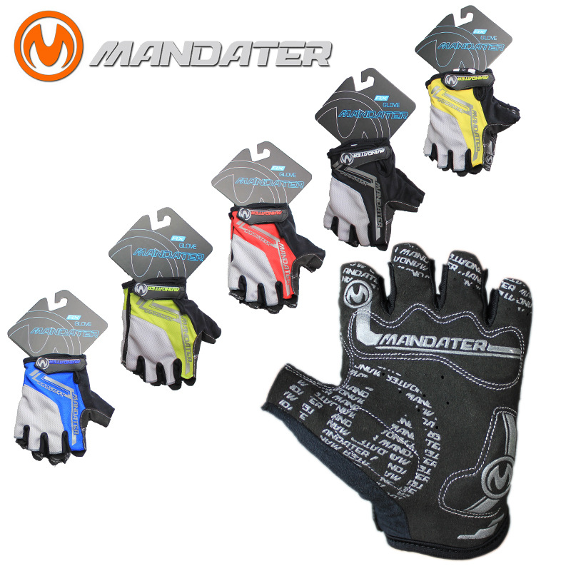 ถุงมือจักรยานครึ่งนิ้ว รุ่น Mandater
