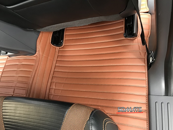 พรมปูพื้นรถยนต์ 5D FORD RANGER CAB 2012-21 พรมหนังลายตรง เกรดA (3ชิ้น) เต็มคัน(เเจ้งสีในเเชทได้นะคะ)