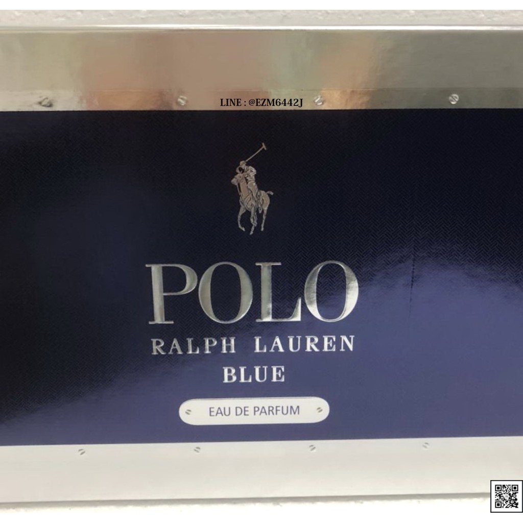 น้ำหอมแท้ SET 3 ITEMS RALPH LAUREN POLO BLUE FOR MEN EAU DE PARFUM SPRAY