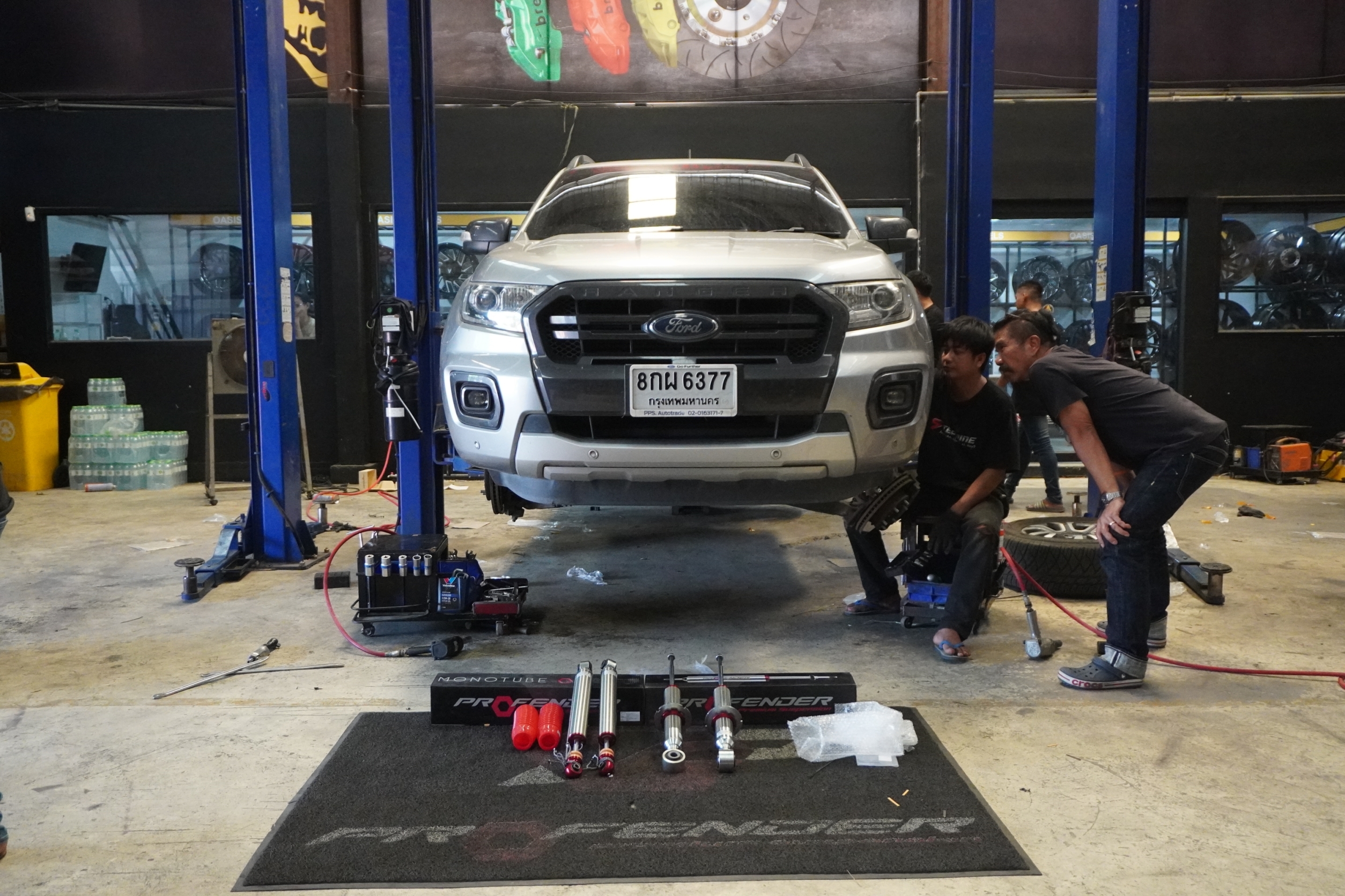โช๊ค PROFENDER MONOTUBE ใส่กับ FORD RANGER ที่ STEP9
