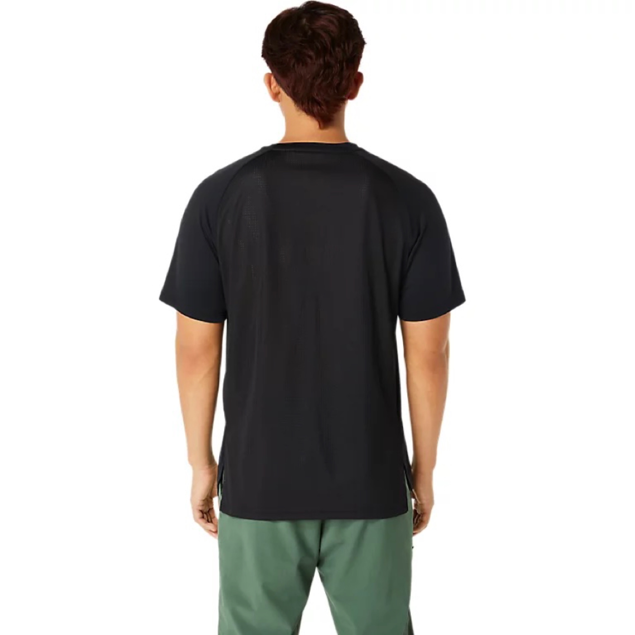 เสื้อวิ่ง ASICS ActiBreeze Jacquard Knit Running Shirt ‘BLACK’ (S,M)