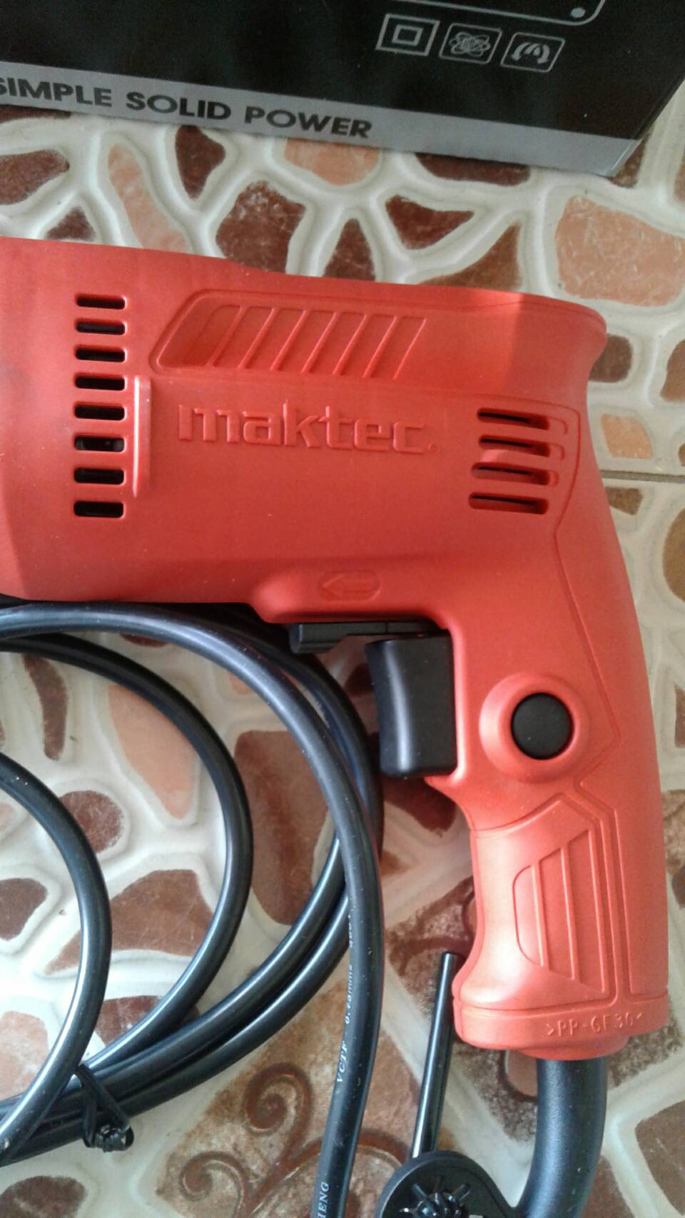 สว่านไฟฟ้า MAKTEC รุ่น MT60 10 mm. 350W.