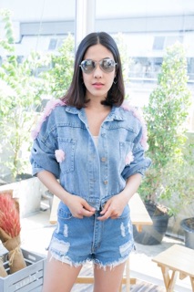 เสื้อยีนส์แฟชั่น slendoat5653