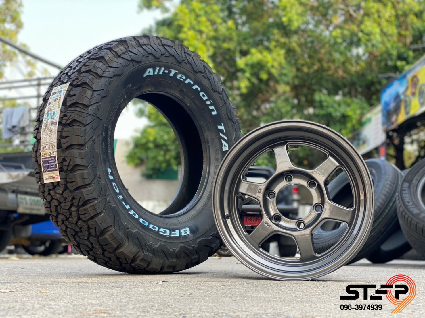 TE37X ขอบ16 ใส่ยาง BF ราคาพิเศษ