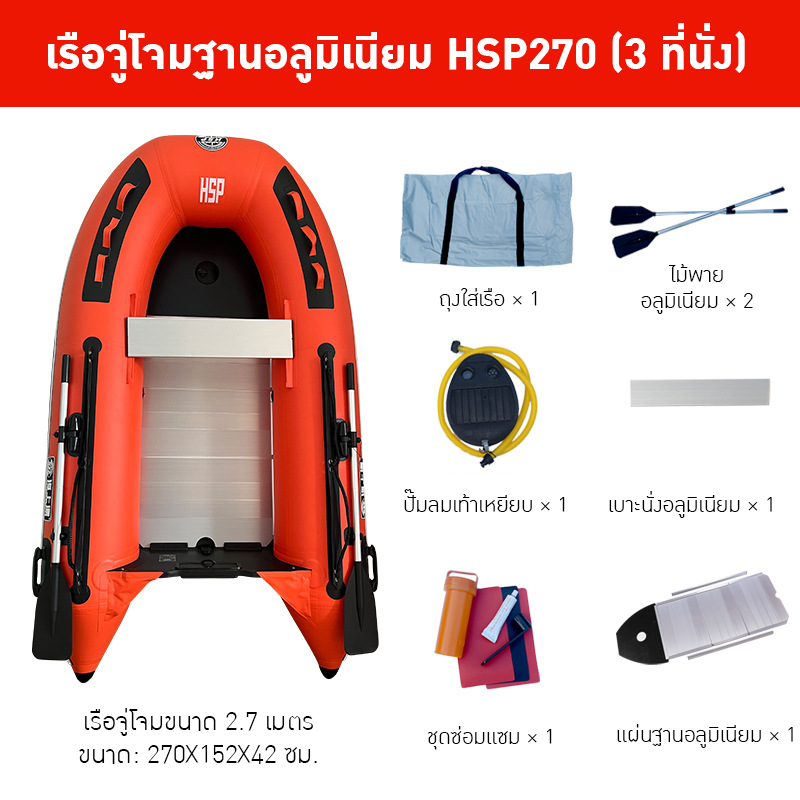 เรือยาง HSP - โซลูชันที่สมบูรณ์แบบสำหรับงานช่วยชีวิตและกิจกรรมทางน้ำ 🌊